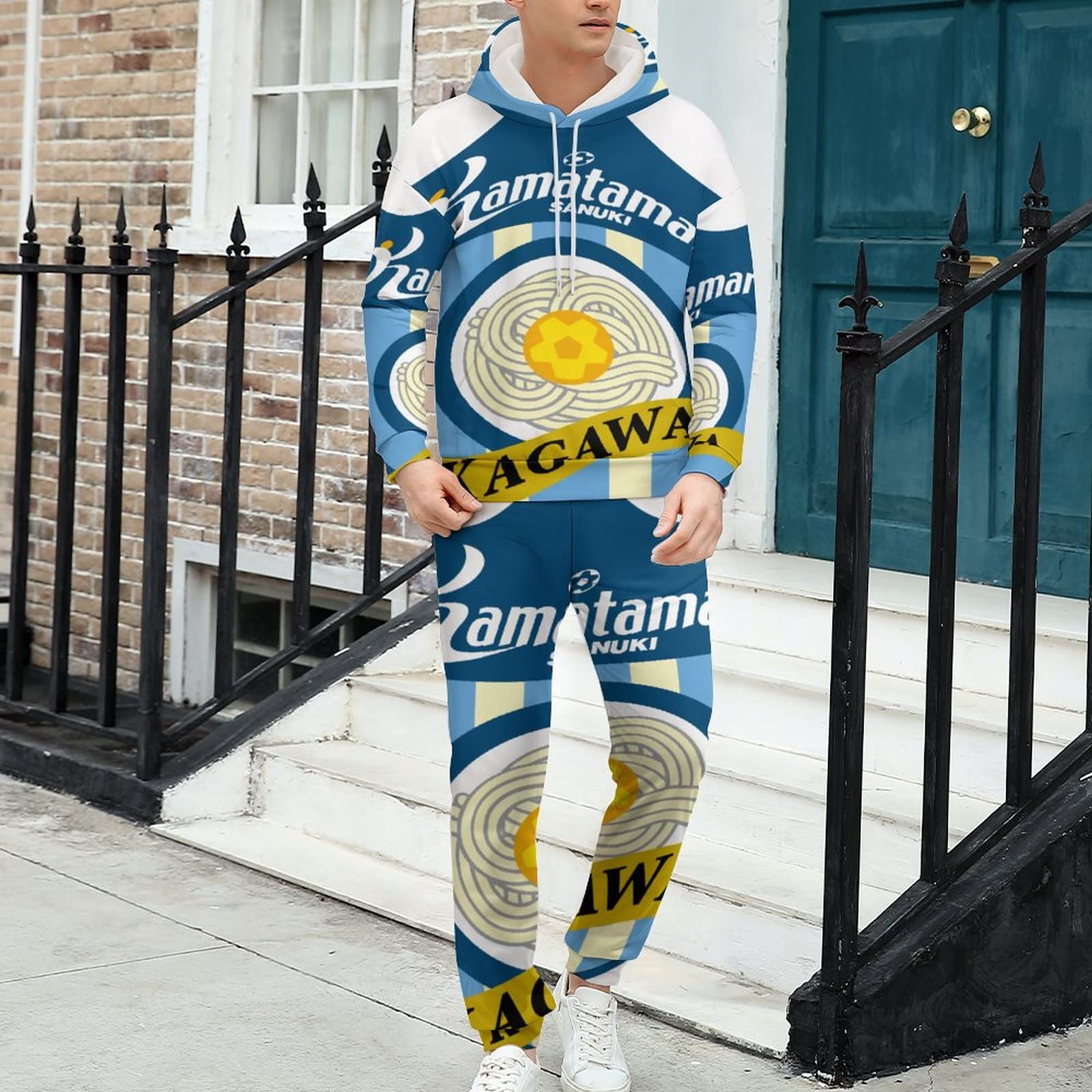 Amazon.co.jp: カマタマーレ讃岐 パーカー メンズ 上下セット 長袖